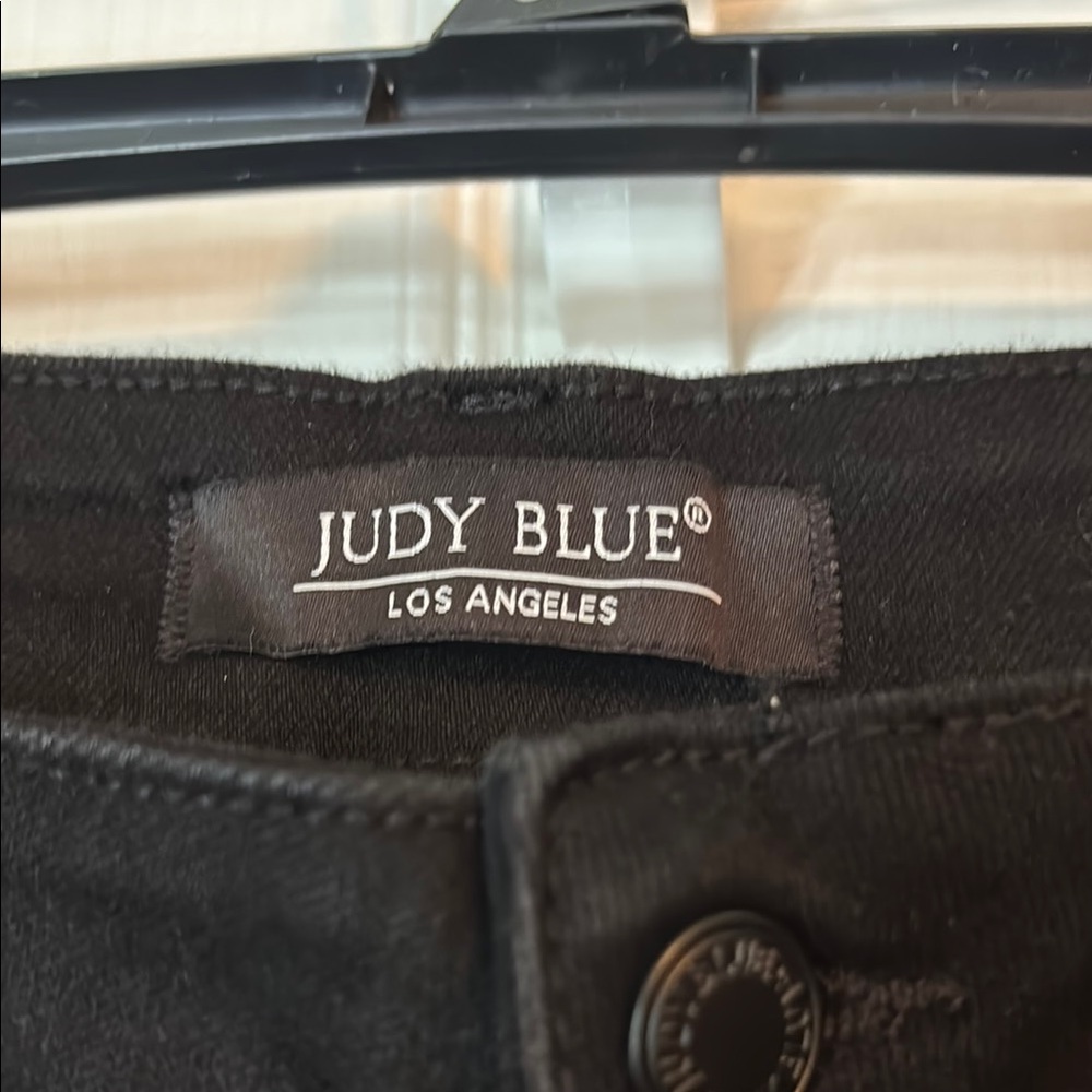 Judy Blue Size 20W Black Women's Jeans With Black Rhinestones - Picture 3 of 8